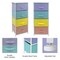 Sorbus Dresser with 4 Drawers - Bedside Furniture & Night Stand End Table Dresser with Steel Frame, Wood Top, Easy Pull Fabric Bins for Home, Bedroom Accessories, Office & Dorm
